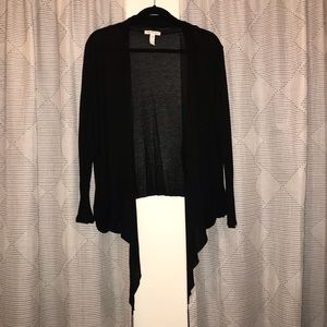 Sheer black cardigan